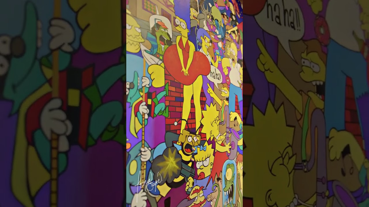 The Simpsons Reimagined by Jonatan Espinoza – Pop Culture Meets Street Art