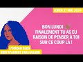 BON LUNDI 👋🏾 FINALEMENT TU AS EU RAISON DE PENSER À TOI SUR CE COUP LÀ ! Tirage du 27 Mai 2024 👋🏾