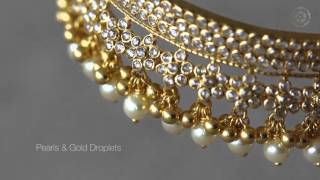 22Ct D Rosecut Polki Diamond Bangle