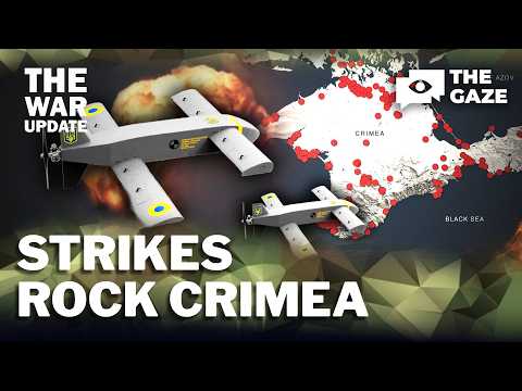 OCCUPIERS FLEE CRIMEA – Ukrainian strikes DESTROY Russian infrastructure