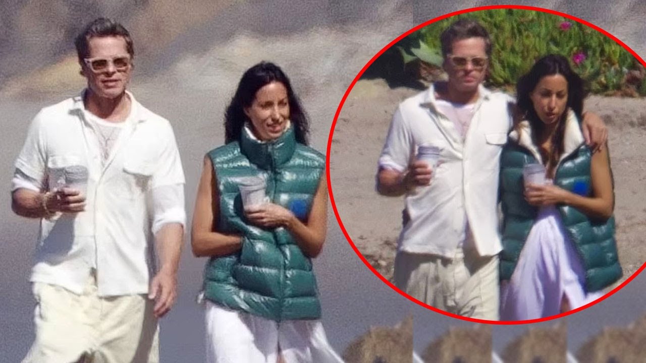 Brad Pitt and Ines de Ramon pack on the PDA at the beach in rare ...