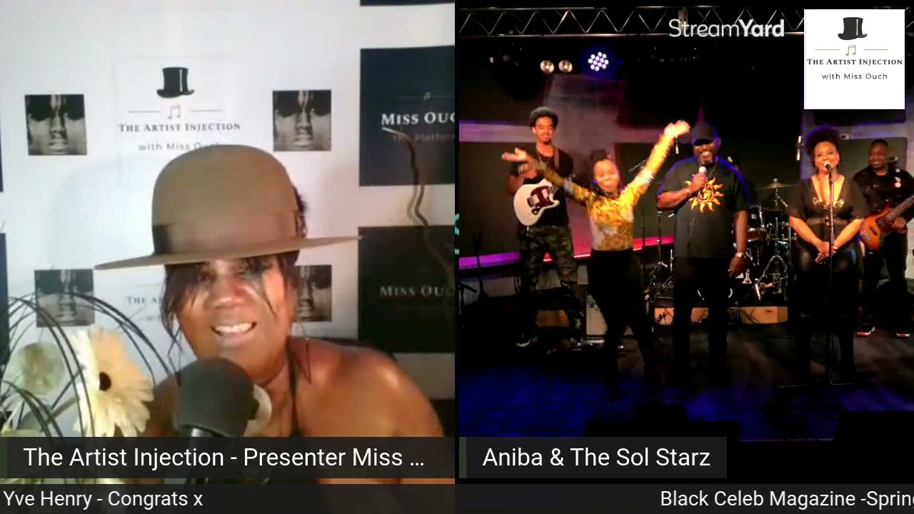 The Artist Injection Episode 17 - Aniba and The Sol Starz (inc full band ) & The Nubian Queenz LIVE