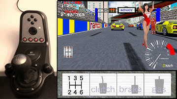Mapping a 6-Speed Shifter & Clutch Pedal in Ridge Racer 1 & 2 (Arcade) in MAME