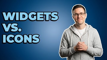 How Do App Widgets And Icons Work Differently?