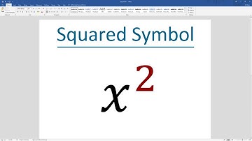 How to Type Squared on a Keyboard and in Word