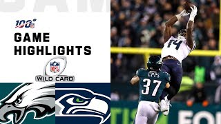 Seahawks vs. Eagles Wild Card Round Highlights | NFL 2019 Playoffs