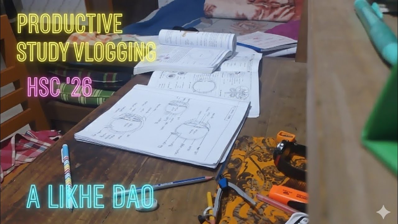 Student study vlog || Test exam time || productive study vloging 