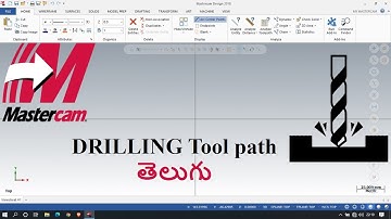 Drilling mastercam telugu #mastercam #mastercamprogramming #cam #cnc #telugu #mechanical #cncprogram