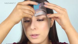 Vasanti Cosmetics Dynamic Brow Duo Kit with Brow Guides: How To screenshot 1
