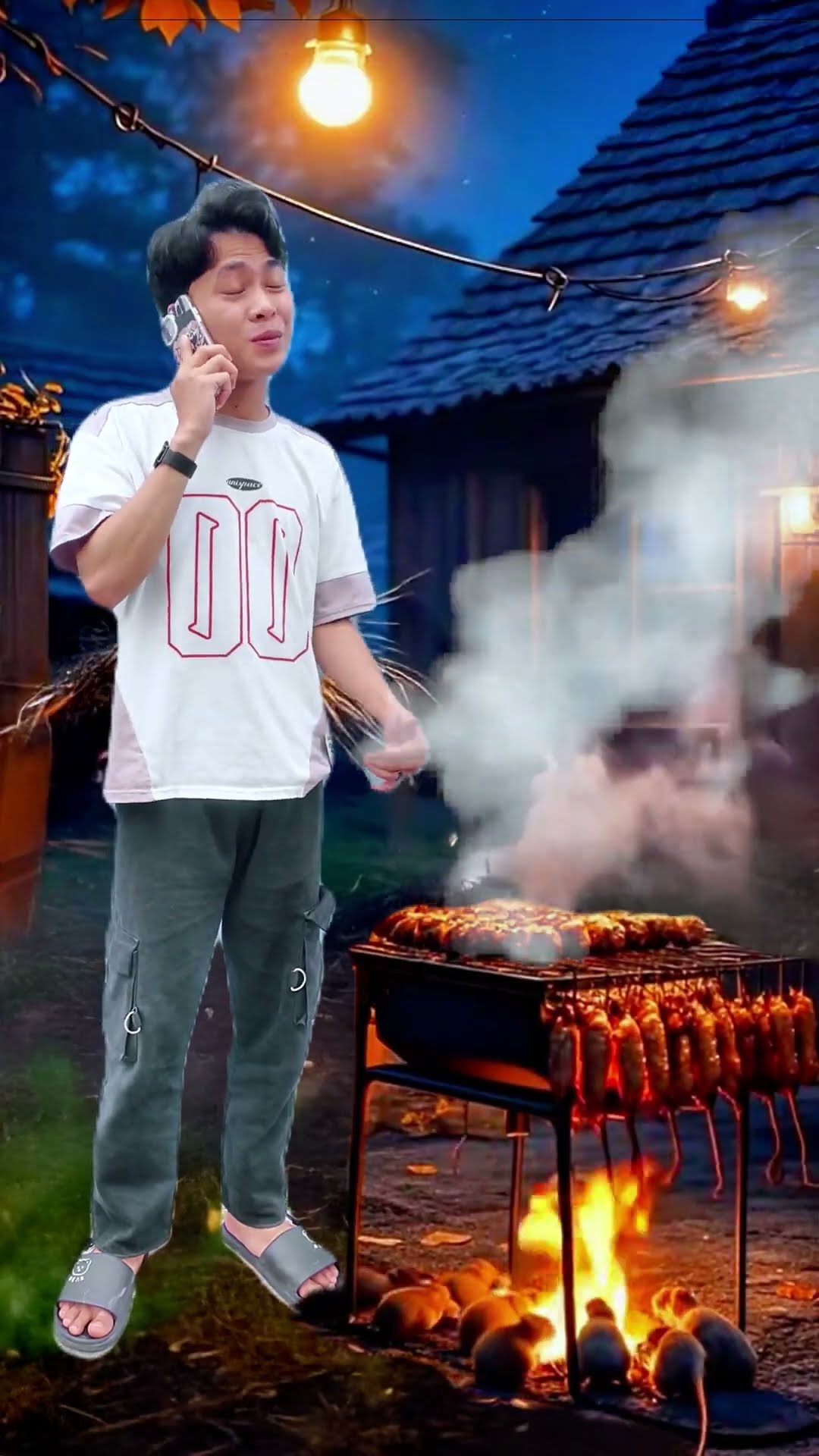 ACC - Hôm Nay Chúng Tôi Ăn Chuột Nướng || Today We Eat Grilled Mouse. #funny #trending