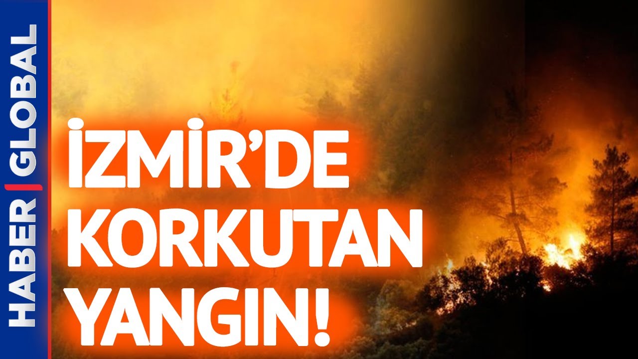 izmir de korkutan yangin ekiplerin mudahalesi suruyor youtube