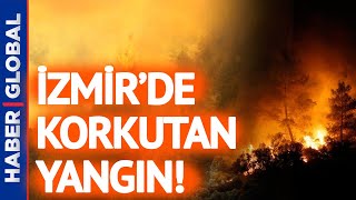 izmir de korkutan yangin ekiplerin mudahalesi suruyor youtube