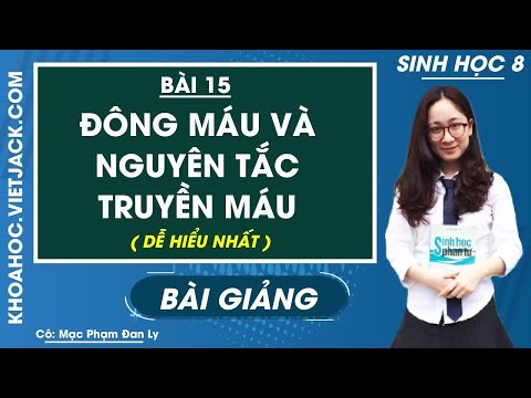 Video Đông máu và nguyên tắc truyền máu - Bài 15 - Sinh học... - youtube