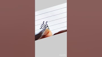 Writing name #Shahid in cursive handwriting