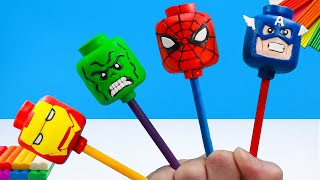 How to make Lollipop mod superhero Spider man, Hulk, Captain America, Ironman with Clay