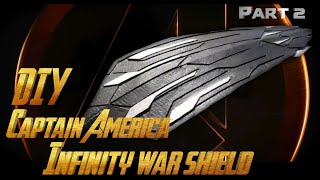 DIY: Captain America Infinity War cardboard shield Part 2 {With free templates} [Science & Crafts]