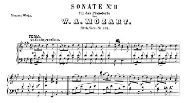 Mozart: Piano Sonata No. 11 in A major K 331 - Christoph Eschenbach, 1970 - DG 2561 069
