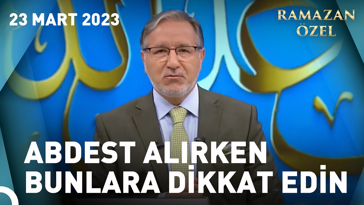 Oruçluyken Nasıl Abdest Almak Gerekir?  | Prof. Dr. Mustafa Karataş ile Sahur Vakti
