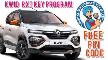 #Renault #Kwid #Rxt #model #free #pin #code key #programming all #key lost and #add key kaise karen