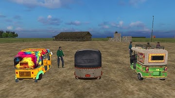 Modern Rickshaw Driving Games (Android iOS) #rickshawgameplay