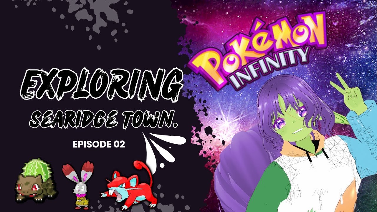 Exploring Searidge Town Pokemon fangame (kind of nuzlocke) - Pokemon Infinity PART 2