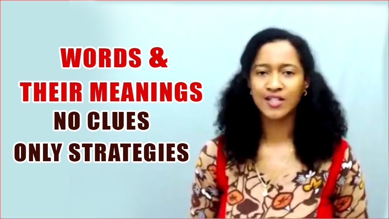 govt exams notifications Words and Their Meanings – No Clues Only Strategies | TalentSprint