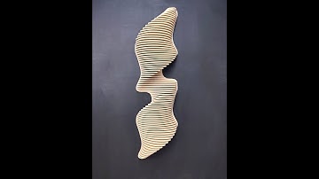 How to Install Golden Tornado Design Parametric Wall Art Horizontal & Vertical @ZDesignStudioInc