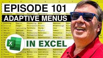 Excel - Excel 2003 Full Menus - MrExcel First Podcast - Episode 101