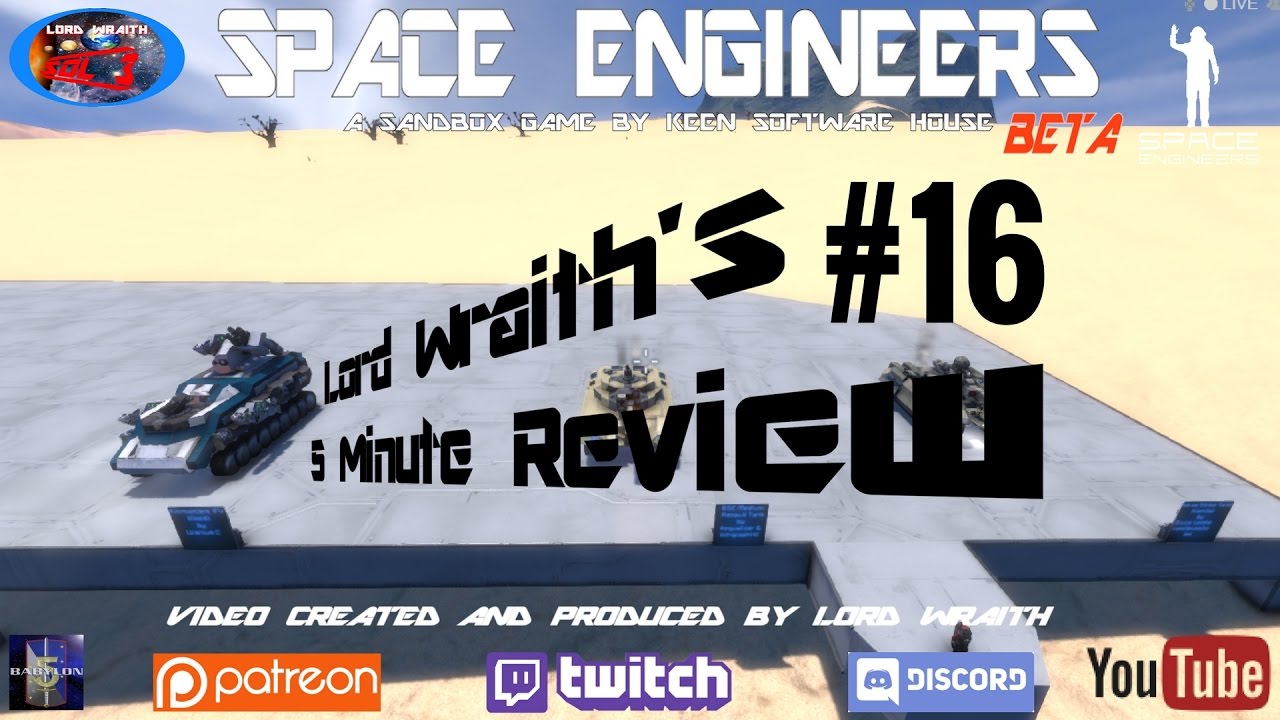 Space Engineers - 5 Minute Review E16 - YouTube