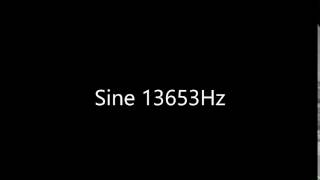 Sine 13653Hz Audio Only