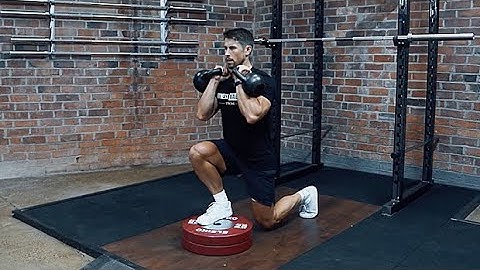 Kettlebell Front Rack Deficit Reverse Lunge
