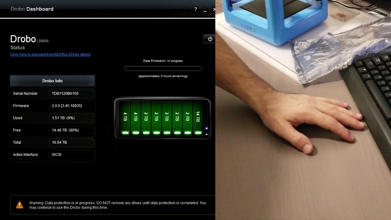 Drobo B800i attempt with 14TB Drive ironwolf nas will it work?