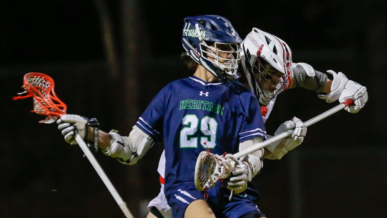 Heritage vs Sanderson High School Lacrosse Highlights YouTube
