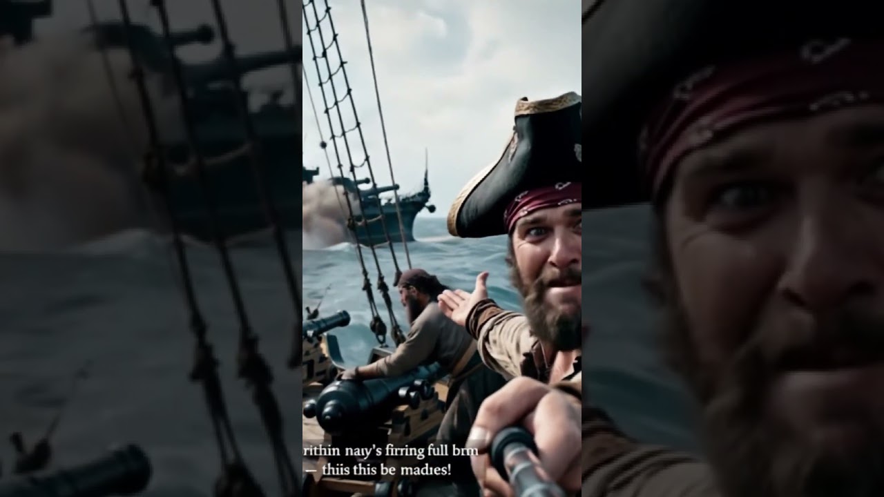 Pirate Vlogs a Full Broadside Attack! | Epic Naval Battle POV