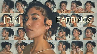 let’s make some statement earrings.