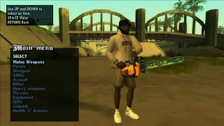 GTA SA - Weapon Menu mod v2