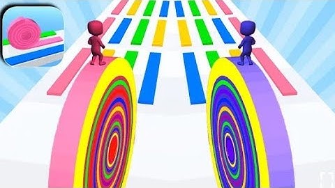 Layers Roll Gameplay All Levels iOS,Android Mobile Game Walkthrough New Update Pro Mix Level OLRAYZ