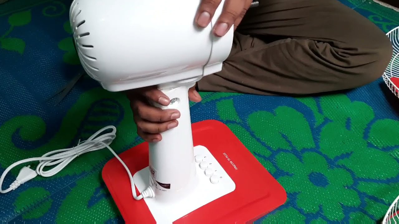 V GUARD TABLE FAN FINESTA TF PLUS SETUP YouTube