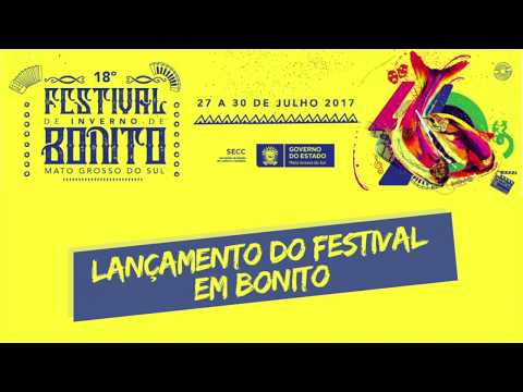 Prefeitura de Bonito - Lançamento do 18º Festival de Inverno de Bonito