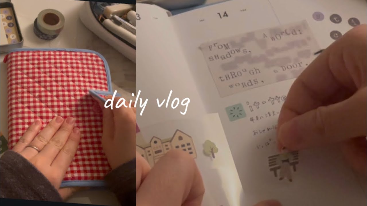 夜のひとときに、韓国文具でゆるっと手帳デコ。