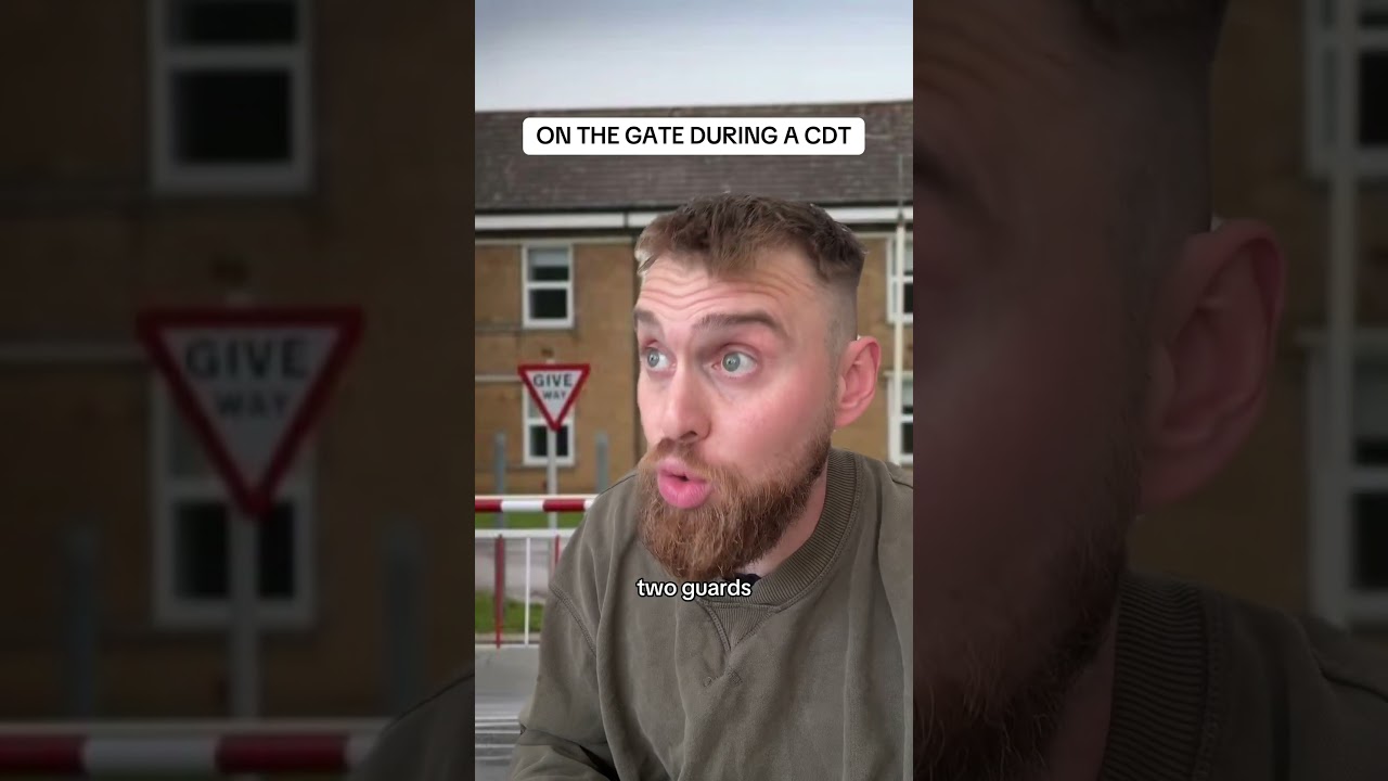 “It’s not a blag, you need to let me out!”  #britisharmy #armyhumor #militarylife #armedforces