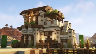 Minecraft How to Build | 🐫 Desert House Tutorial Part 1 Exterior