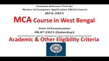 পশ্চিমবঙ্গে MCA করার নিয়ম।