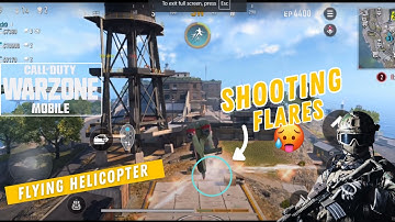 Call of Duty Warzone Mobile - Helicopter Action & Epic Flares! |#codwarzonemobile #iphonegameplay