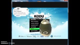 Launching Kodu and making a basic game