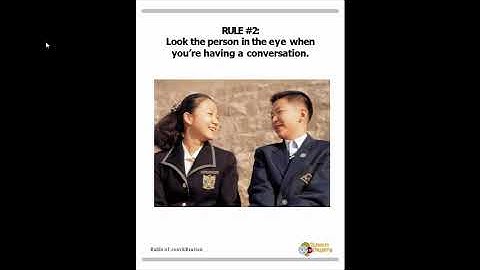 Rules of Conversation-Tuned into Learning