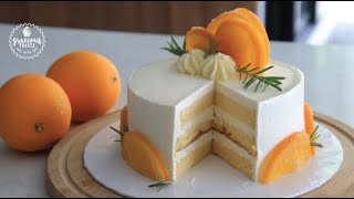 Champagne Mimosa Orange Cake