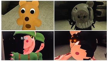 PIGGY: TROI CONCEPT CHAPTERS ALL OUTPOST BOTS JUMPSCARES.