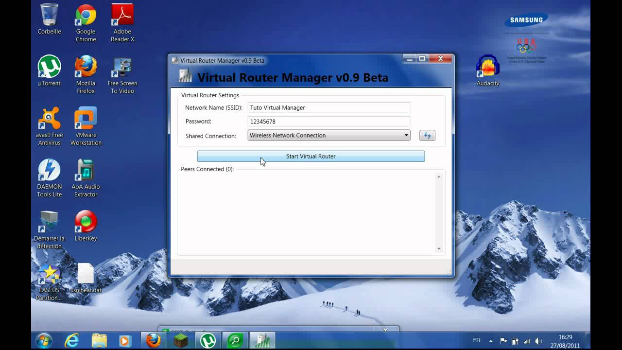 Virtual Router Iso TuTo Virtual Router - YouTube
