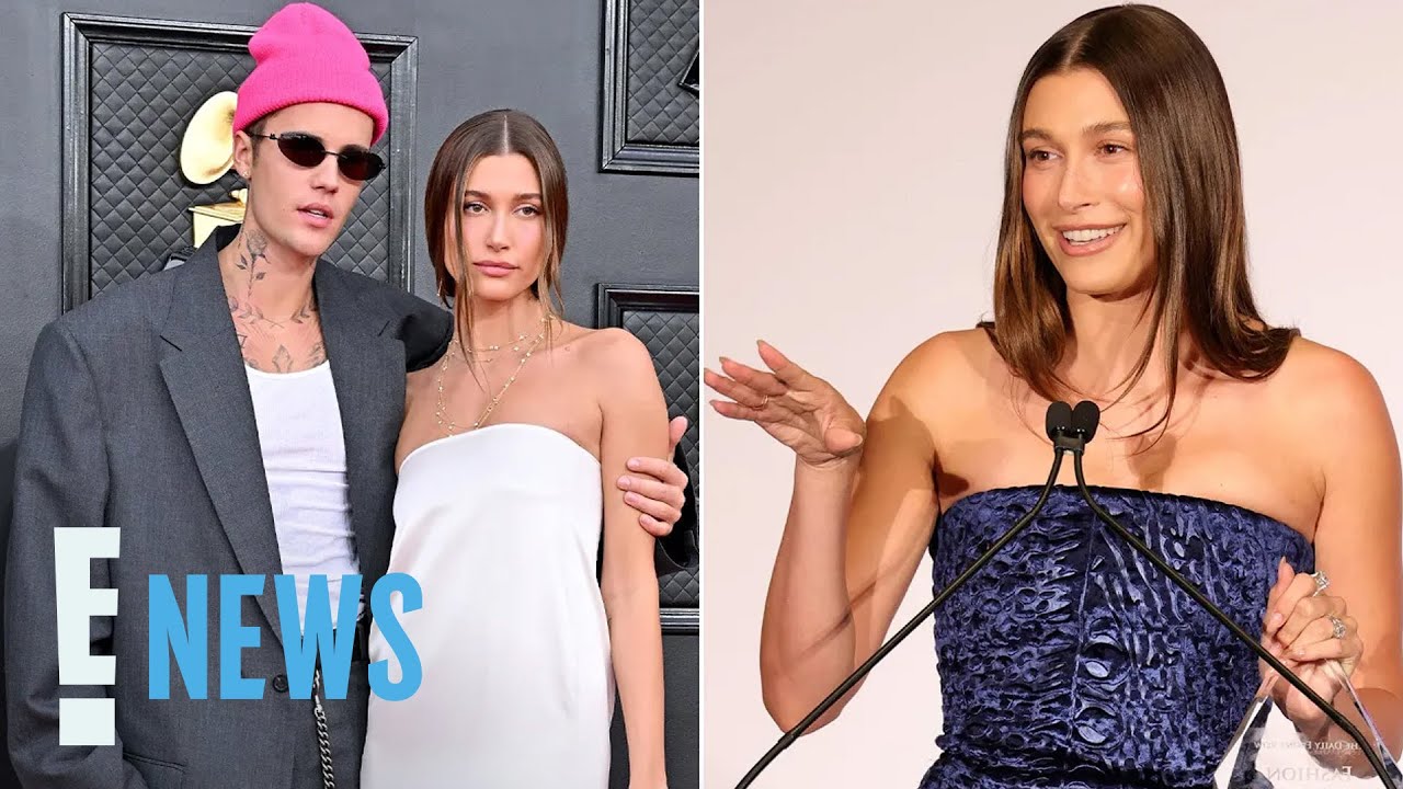 ⁣Hailey Bieber Gives Shoutout to Justin Bieber While Accepting Award | E! News